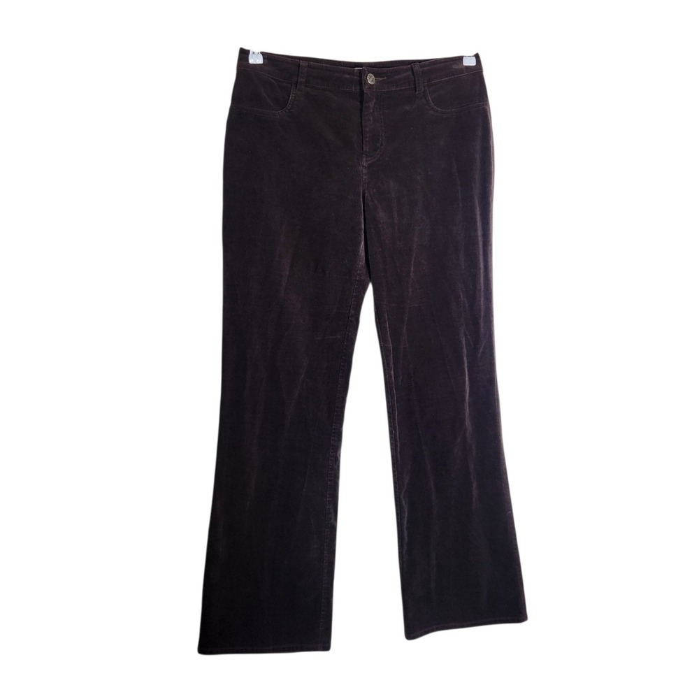 Cabi Espresso Brown Corduroy Bootcut Pants Size 10 Style 136 Stretch Cotton
